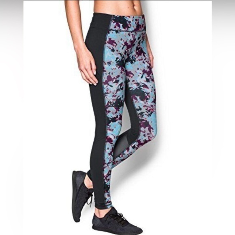 Under Armour Womens Pattern Printed Athletic Leggings Size S